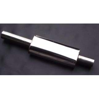 Oval Stainless Silencer, Short Lowline