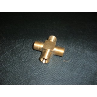 Brass 4 Way Fuel Union - SU Cars