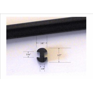 56923 DB2 & Other Classic Cars Windscreen Centre Sealing Rubber,